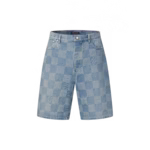 Damier 3d light denim shorts - Image 2