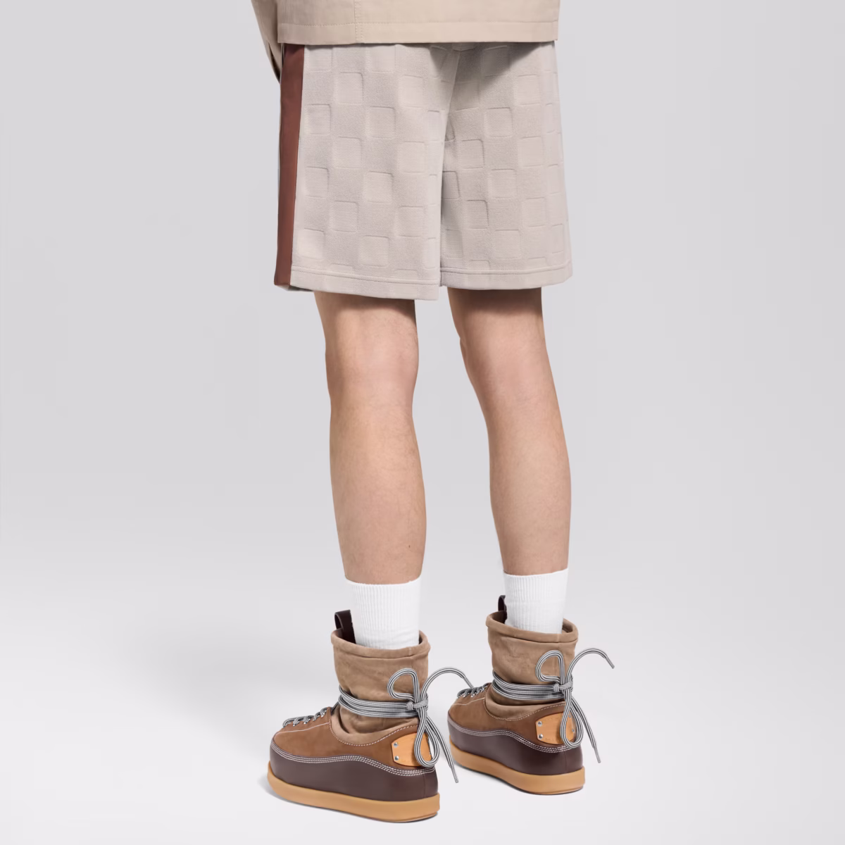 Damier hybrid workwear shorts - Image 4