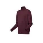 embossed cashmere turtle neck - Image 3