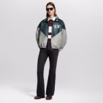 Graphic leather mix tracktop - Image 3