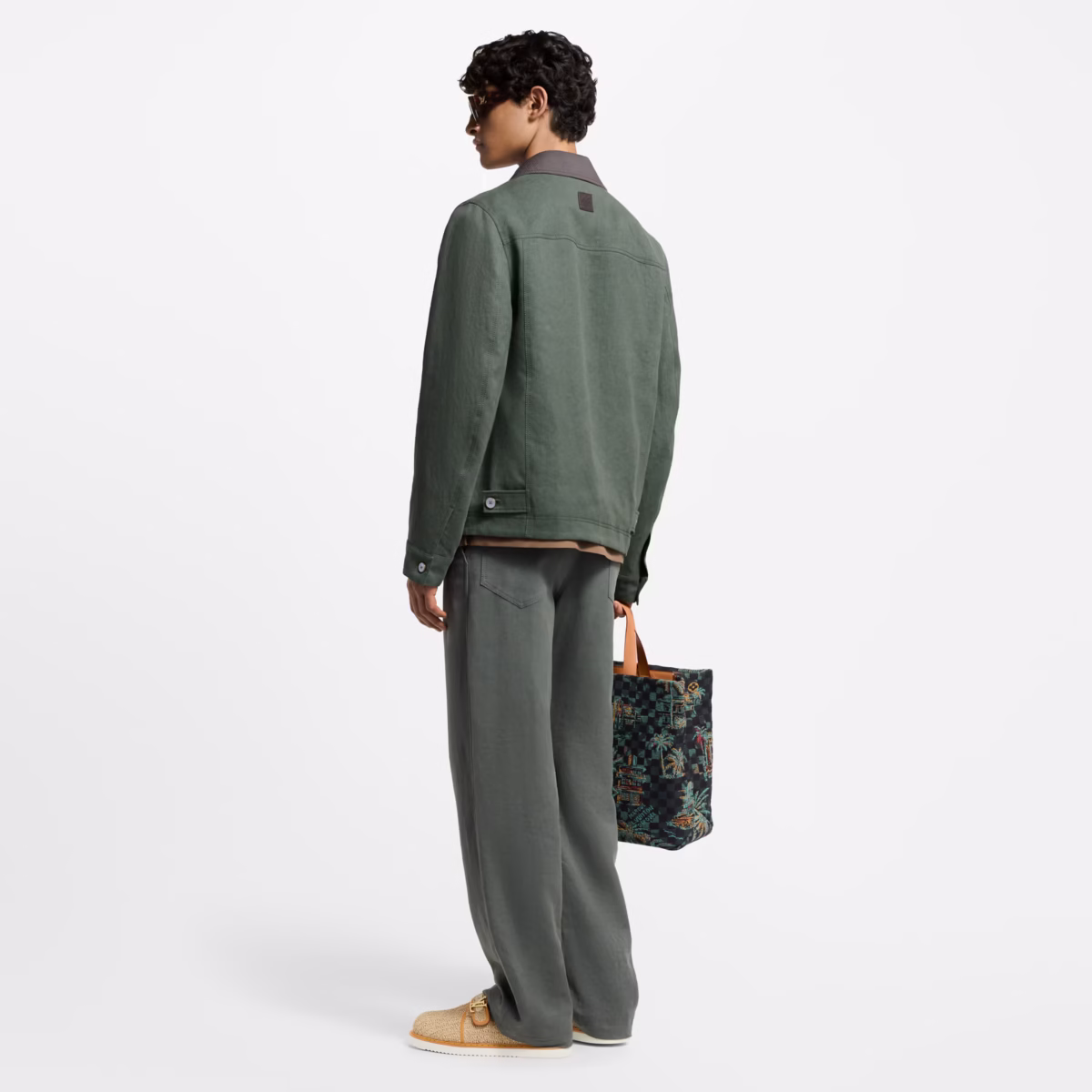 louis vuitton light linen workwear jacket - Image 6