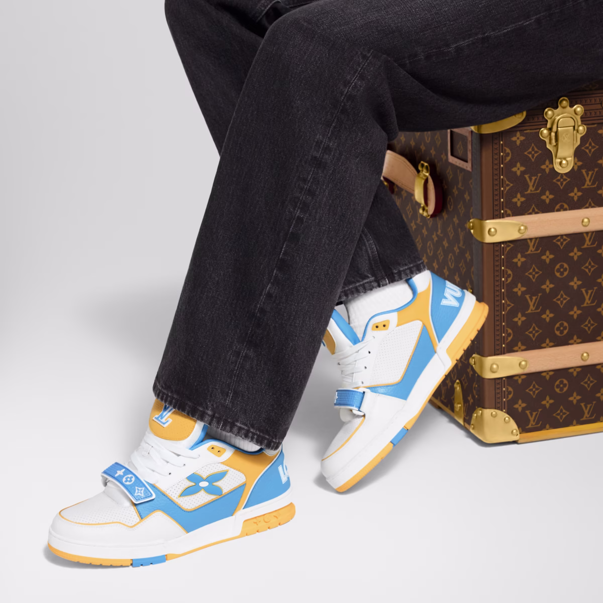 trainer sneaker (Yellow & Blue) - Image 6