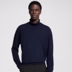 lvse lv embossed turtle neck