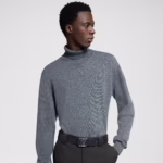 lvse Iv embossed turtle neck