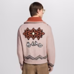 zippered knitted blouson - Image 3