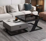 Aurora Dual-Tier Nesting Coffee Tables