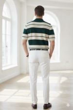 Ghemex Signature Contrast Knit Polo - Image 2