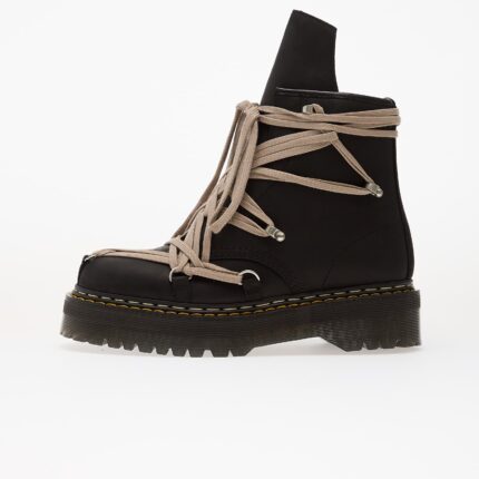 Dr. Martens X Rick Owens Black 1460 DRKSHDW Quad Sole Mega Lace Boot